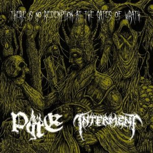 PYRE / INTERMENT (Rus/Swe) – split 7”EP (Clear vinyl)