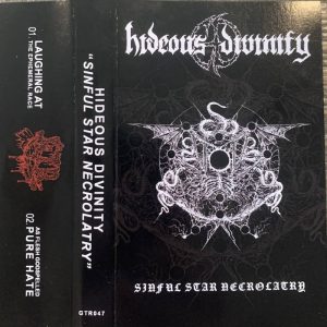 HIDEOUS DIVINITY (It) – ‘Sinful Star Necrolatry’ TAPE