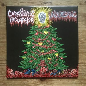 CADAVERIC INCUBATOR / UNDERGANG - split 7"EP (red/green vinyl)