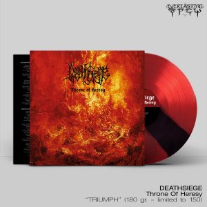 DEATHSIEGE (Irl) – ‘Throne Of Heresy’ LP (Colored vinyl)