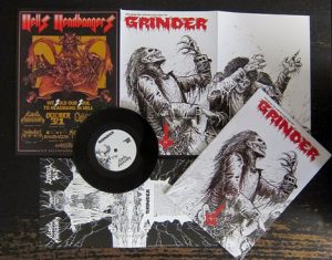 GRINDER MAG. #1 + Atomic Aggressor / Unholy War 7”EP