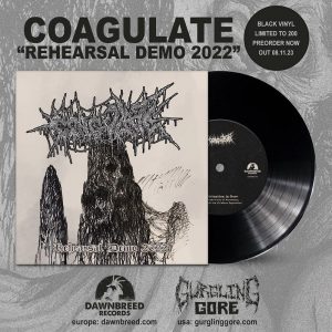 COAGULATE (USA) – ‘Rehearsal demo 2022’ 7”EP