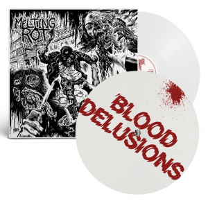 MELTING ROT (USA) – ‘Blood Delusions’ LP (white vinyl)