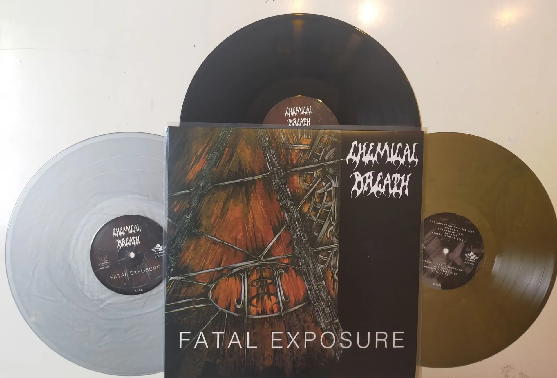 CHEMICAL BREATH (Bel) – ‘Fatal Exposure’ LP (marbled vinyl)