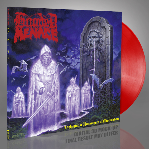 HOODED MENACE (Fin) – ‘Lachrymose Monuments Of Obscuration’ LP Gatefold (Red vinyl)